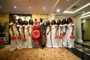 Carissa Sharon Oyakhilome with esteemed guests